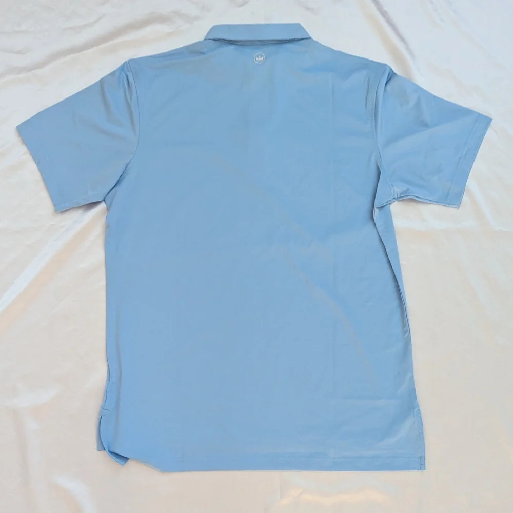 Peter Millar Men's Cottage Solid Performance Polo Shirt Blue‎ XXL